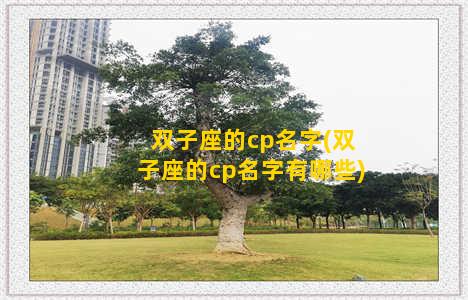 双子座的cp名字(双子座的cp名字有哪些)