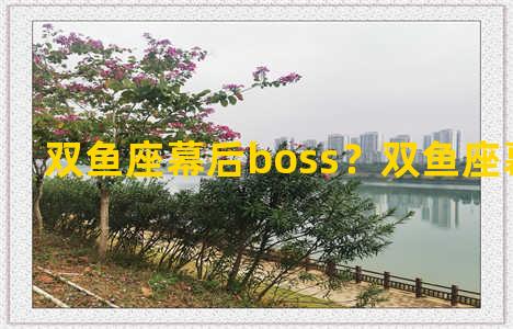 双鱼座幕后boss？双鱼座幕后黑手